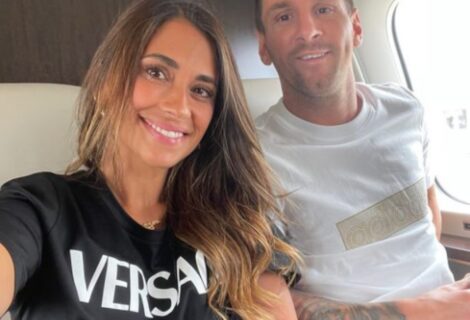 Messi y Antonella ya viajan a París
