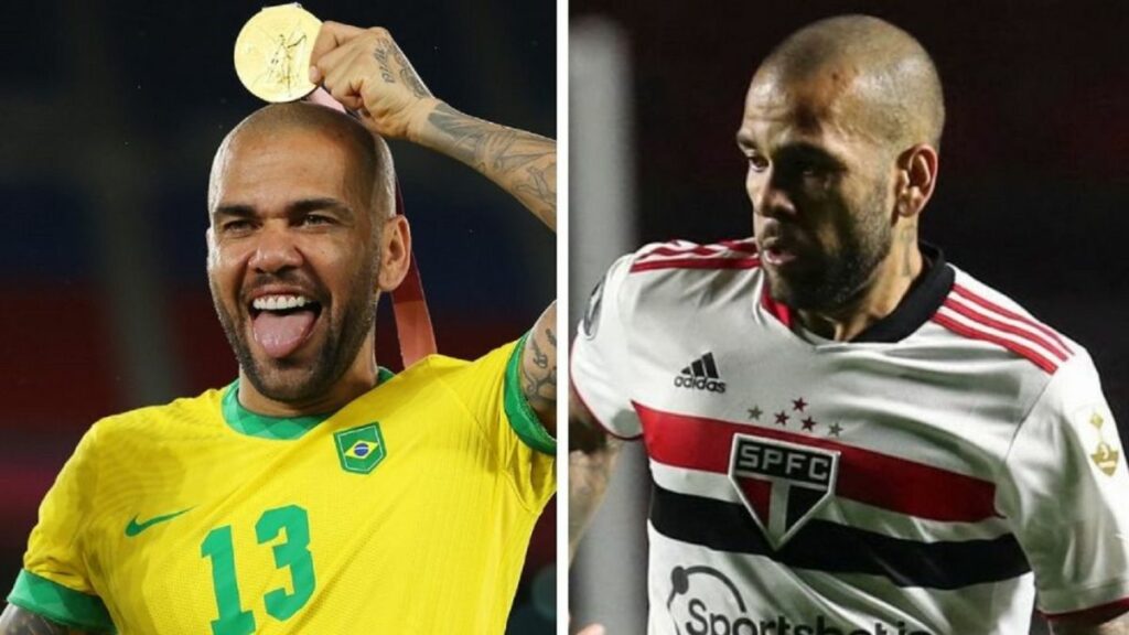 Dani Alves jugó 90 minutos con Sao Paulo tras ganar el oro
