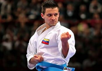 Antonio Díaz se despidió del karate con diploma olímpico