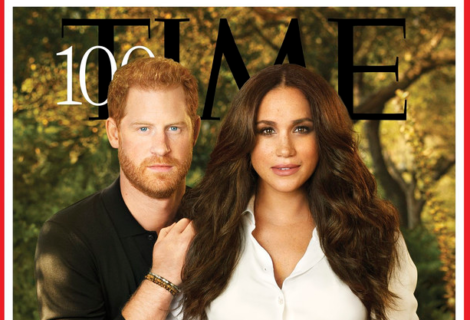 Meghan Markle y el principe Harry en la portada del Time
