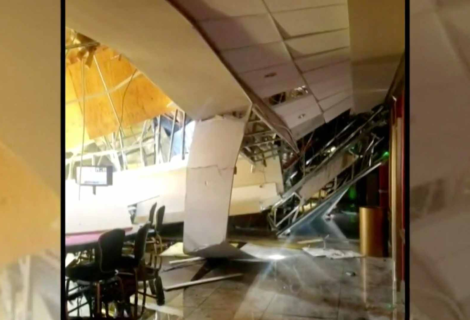 Varios heridos al caerse parte del techo de un casino en Florida