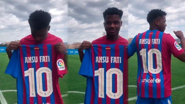 El «10» post Messi en el Barcelona lo llevará Ansu Fati