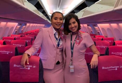 Un "vuelo rosa", iniciativa de Copa Airlines