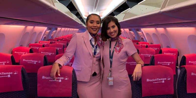Un «vuelo rosa», iniciativa de Copa Airlines