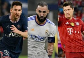 Messi, Benzema y Lewandowski, favoritos al Balón de Oro