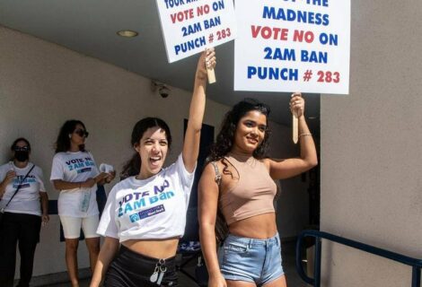 Trabajadores de South Beach protestan por prohibición de alcohol