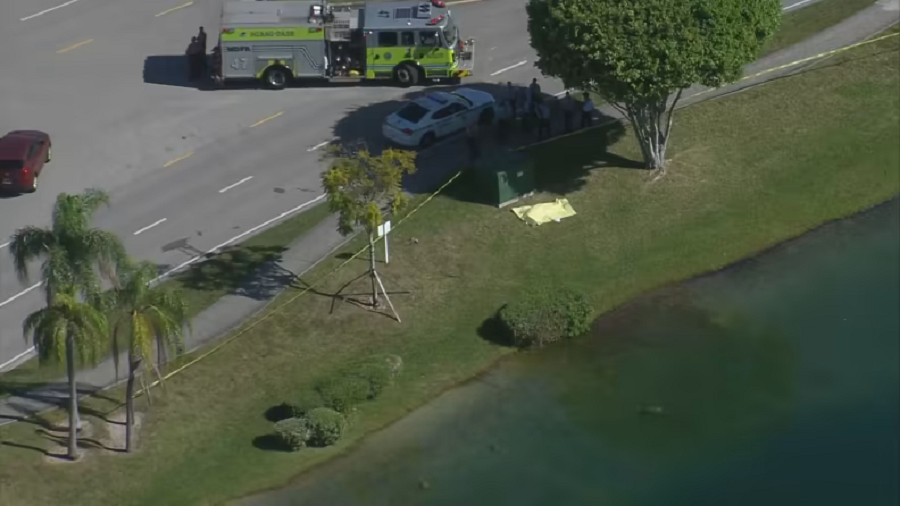 Sacan a un muerto de lago en Miami-Dade