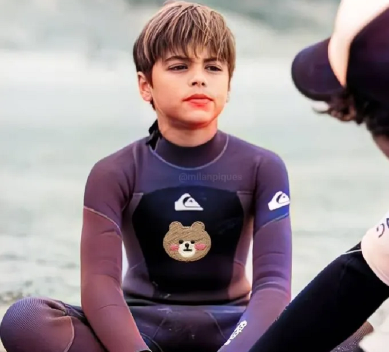 Milan, el hijo de 9 años de Shakira y Piqué muestra su talento
