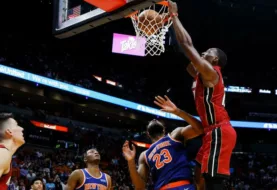 El Heat vence a los Knicks para seguir primeros en el Este