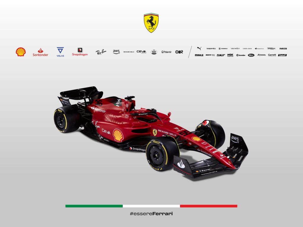 Ferrari presentó su coche F1-75 para la F1 2022