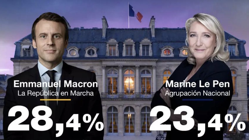 Macron y Le Pen pelean la presidencia de Francia