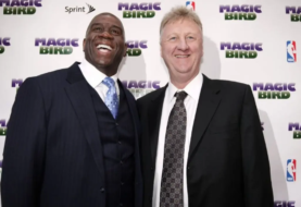NBA rinde homenaje a Magic Johnson y Larry Bird
