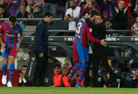 Xavi a Piqué: "Te quiero en mi Barça... pero te quiero al 100 %"