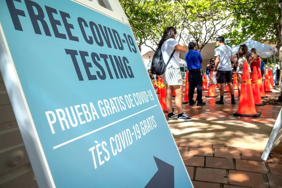 COVID-19 en Miami: ya no habrá testeo gratuito para personas sin seguro médico