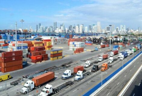 Puertos de Florida reportan sustancial alza de carga