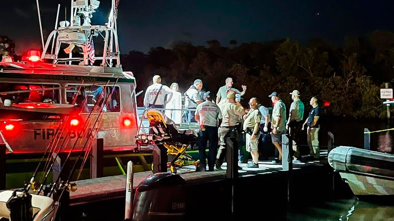 Miami: 11 heridos al volcarse un barco