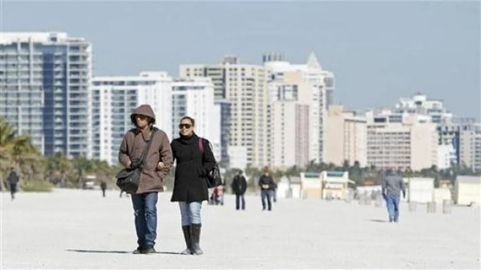 Una inusual ola de frío llega a Miami