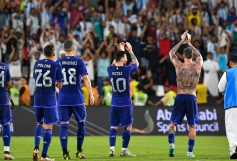 Argentina golea a Emiratos Árabes Unidos en último amistoso previo al Mundial