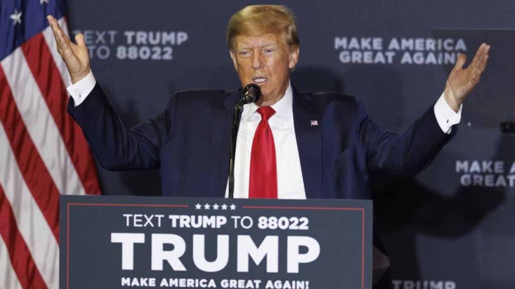 Trump promete terminar con ciudadanía automática para hijos de indocumentados de ganar elecciones en 2024