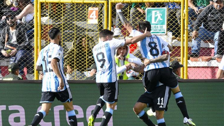 Argentina goleó a Bolivia en La Paz