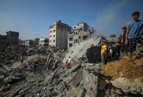 Van más de 10.000 muertos en Gaza por la guerra Palestina - Israel