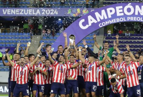 Paraguay venció a Venezuela y se proclamó campeona del Preolímpico de Fútbol