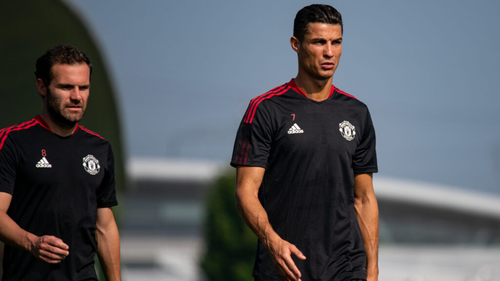 Cristiano ya entrenó con el Manchester United