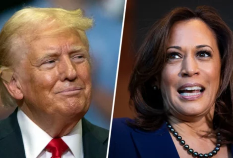 Trump y Harris están prácticamente empatados, según una encuesta del New York Times