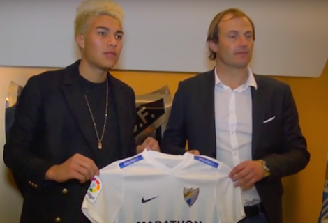 El delantero venezolano Adalberto Peñaranda, nuevo jugador del Málaga