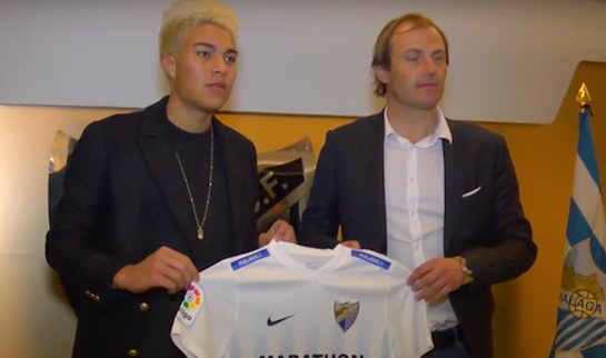 El delantero venezolano Adalberto Peñaranda, nuevo jugador del Málaga