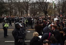 Suben los detenidos por las protestas durante la investidura de Trump