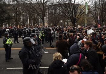 Suben los detenidos por las protestas durante la investidura de Trump