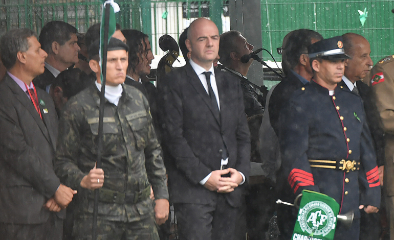 Infantino: «Hoy todos somos brasileños, todos somos chapecoenses»