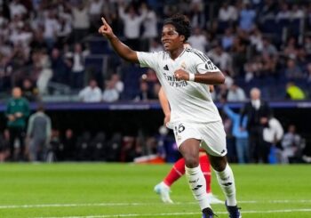 Endrick, goleador más joven de la historia del Real Madrid en competición europea