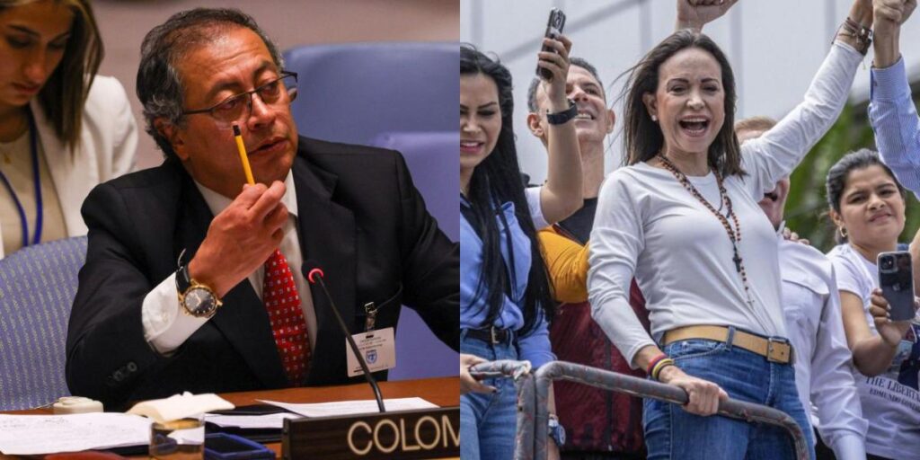 Machado pide a Petro más acción porque «el silencio ya no es una opción» sobre Venezuela