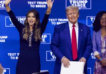 Trump propone a Kristi Noem como secretaria del Departamento de Seguridad Nacional