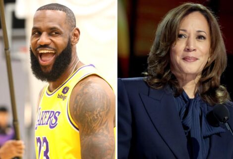 LeBron James pide el voto por la demócrata Kamala Harris