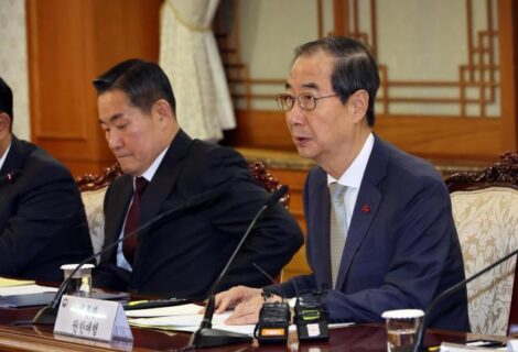 Primer ministro surcoreano habla por teléfono con Biden tras el cese del presidente Yoon
