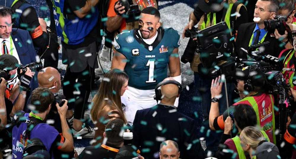 Los Eagles suman su segundo Super Bowl y el quinto título de su historia